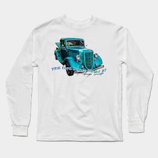 1936 Ford Deluxe Model 67 Pickup Truck Long Sleeve T-Shirt